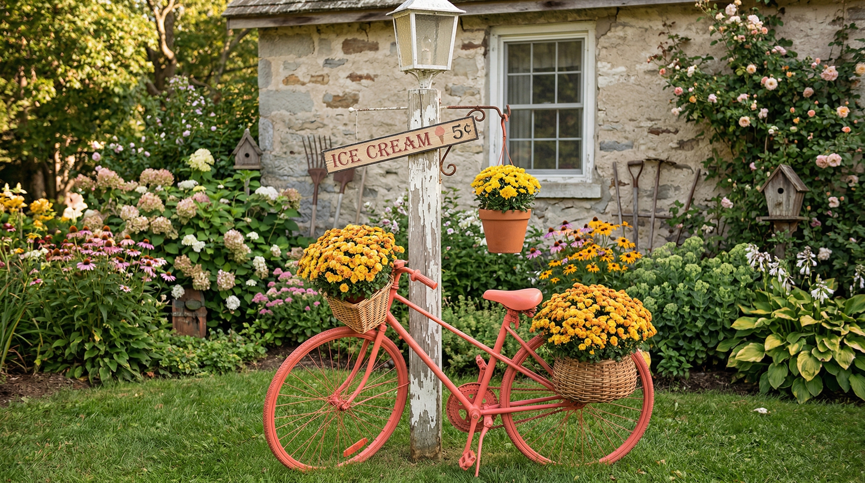 Ярко окрашенный почтовый ящик или номер дома