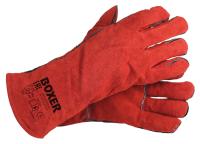 Краги BOXER спилковые утепленные искусственным мехом, BXR3010