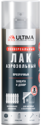 Краска аэрозольная ULTIMA, лак глянцевый, 520 мл Краска аэрозольная ULTIMA, лак глянцевый, 520 мл