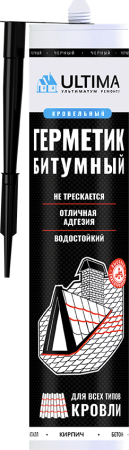 Ultima Bitum, герметик битумный для кровли, 260мл