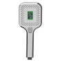 Лейка для душа светодиодная, квадратная с дисплеем OLIVE'S D172LED