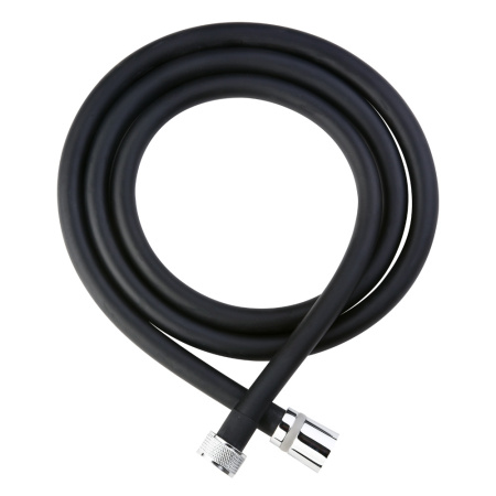 Шланг для душа ПВХ усиленный черный F0210B 1,6 (в коробке)