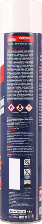 Sila HOME Optimum Foam, Бытовая монтажная пена, 750 мл Sila HOME Optimum Foam, Бытовая монтажная пена, 750 мл
