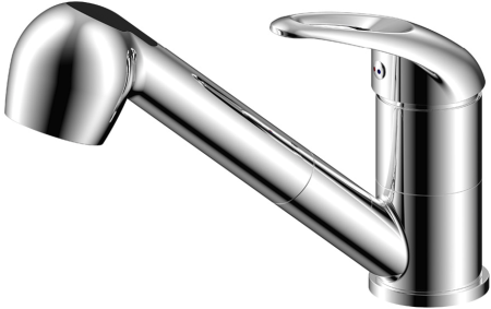 Смеситель для кухни c выдвижным изливом VEGA 12421VE