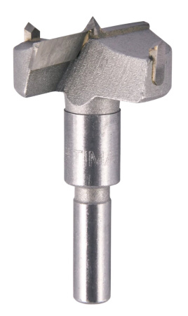 Сверло Форстнера, 35 мм, твердоспл. пластины, цилинд. хвост