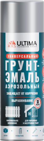 Краска аэрозольная ULTIMA, грунт, 520 мл Краска аэрозольная ULTIMA, грунт, 520 мл