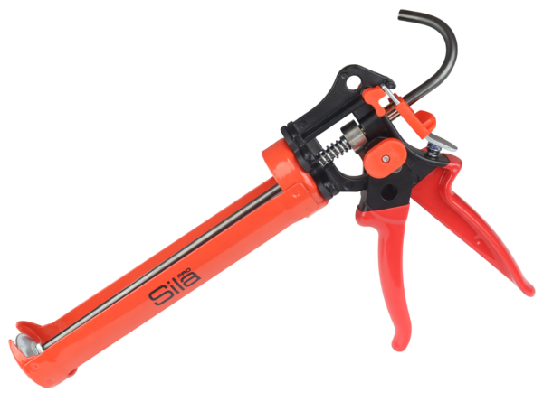 Полукорпусной пистолет SILA для герметика, профессиональный, усиленный