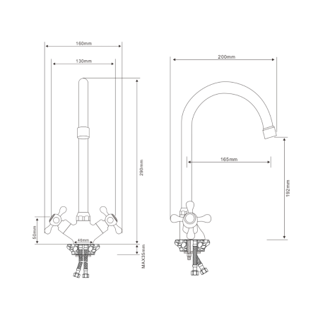 Смеситель для кухни ANARI, AN19431