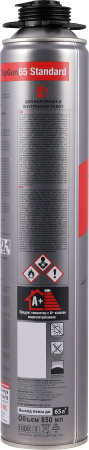 Sila Pro TopGun 65 Standard, Зимняя монтажная пена профессиональная, 850 мл Sila Pro TopGun 65 Standard, Зимняя монтажная пена профессиональная, 850 мл