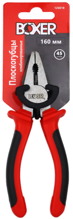  Плоскогубцы Boxer, комбинированные, прямые, 160 мм